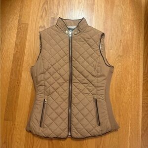 C’estToi Brown Quilted Women’s Vest
